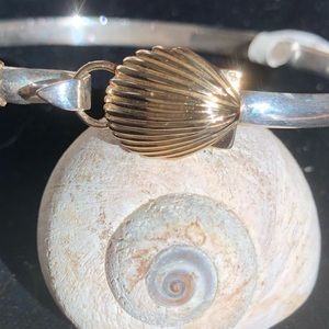 New, 14kt yellow gold sterling silver bracelet.